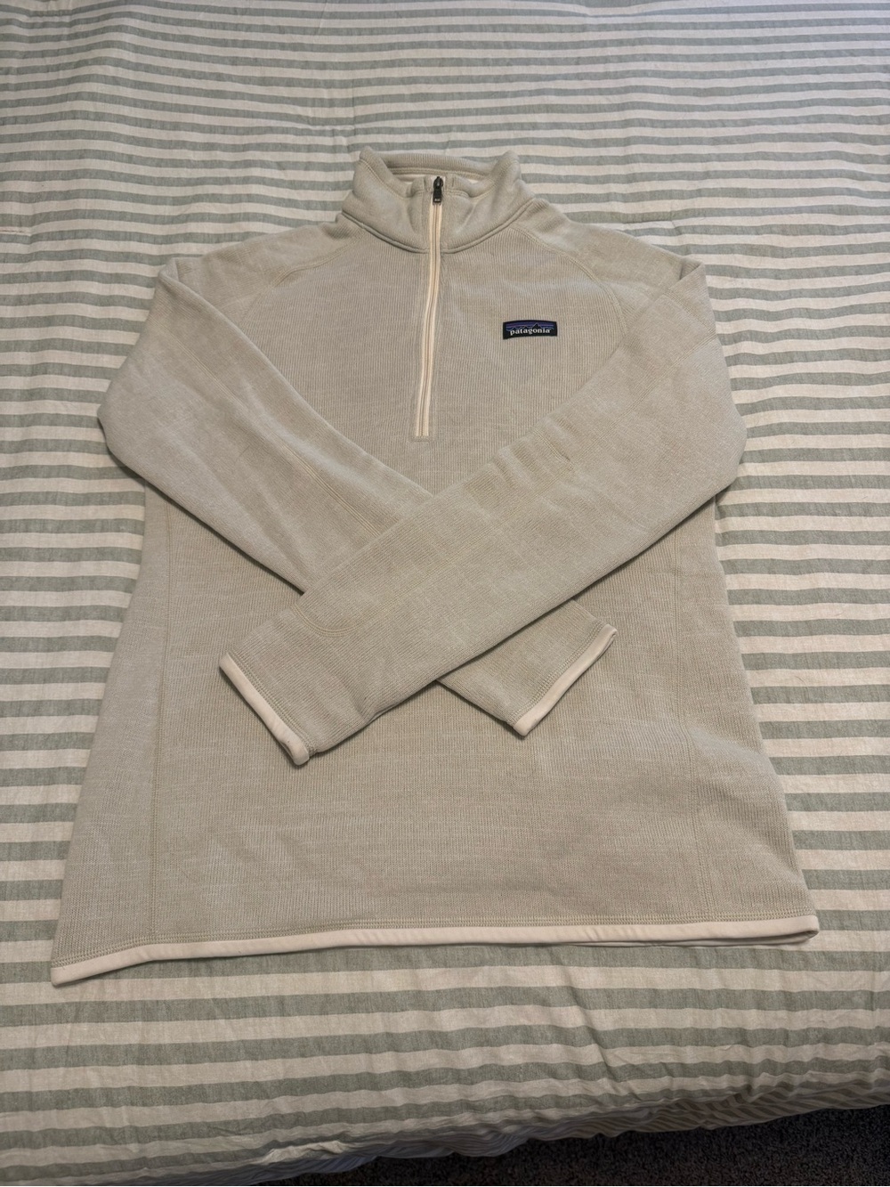 Patagonia Women’s Half-Zip Sweater - Light Beige